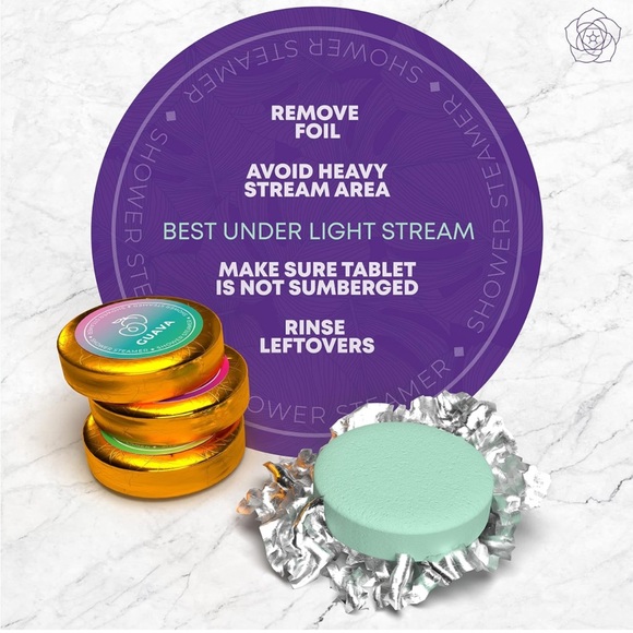 Tropical Escape Shower Steamers Aromatherapy 15 Tablets 35g 5 Scents!! - Picture 8 of 9